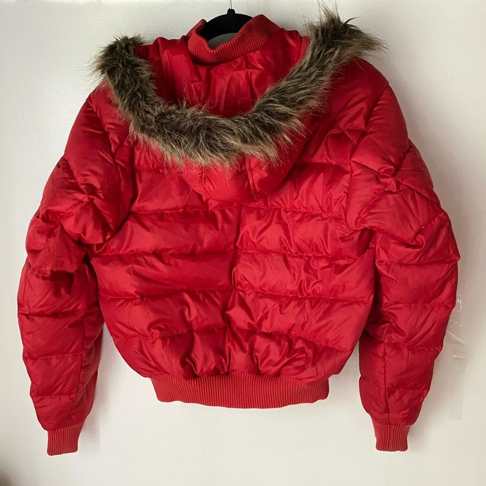 Polo Ralph Lauren Red Puffer Down Jacket ( size S ) - Picture 2 of 11